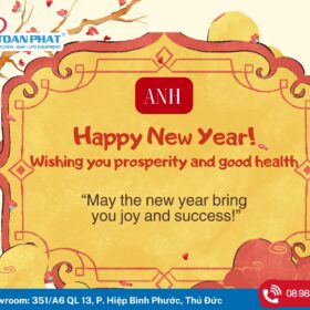 Anh Happy New Year Wishing you prosperity and good health. May the new year bring you joy and success