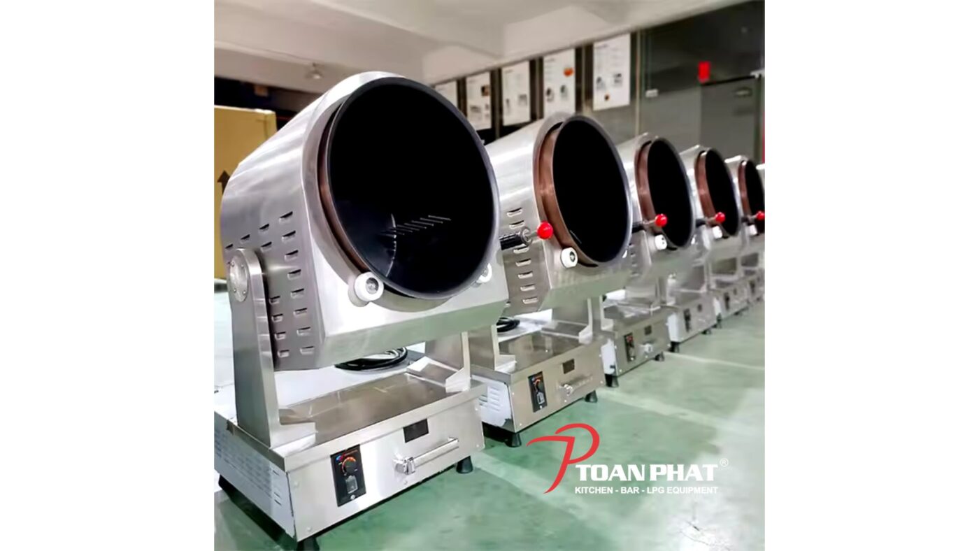 Bếp Chiên Xào Tự Động là giải pháp hiện đại tại các nhà hàng