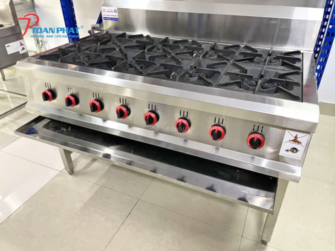 Bếp âu 8 họng 6 Bếp âu 8 họng có chân bệ