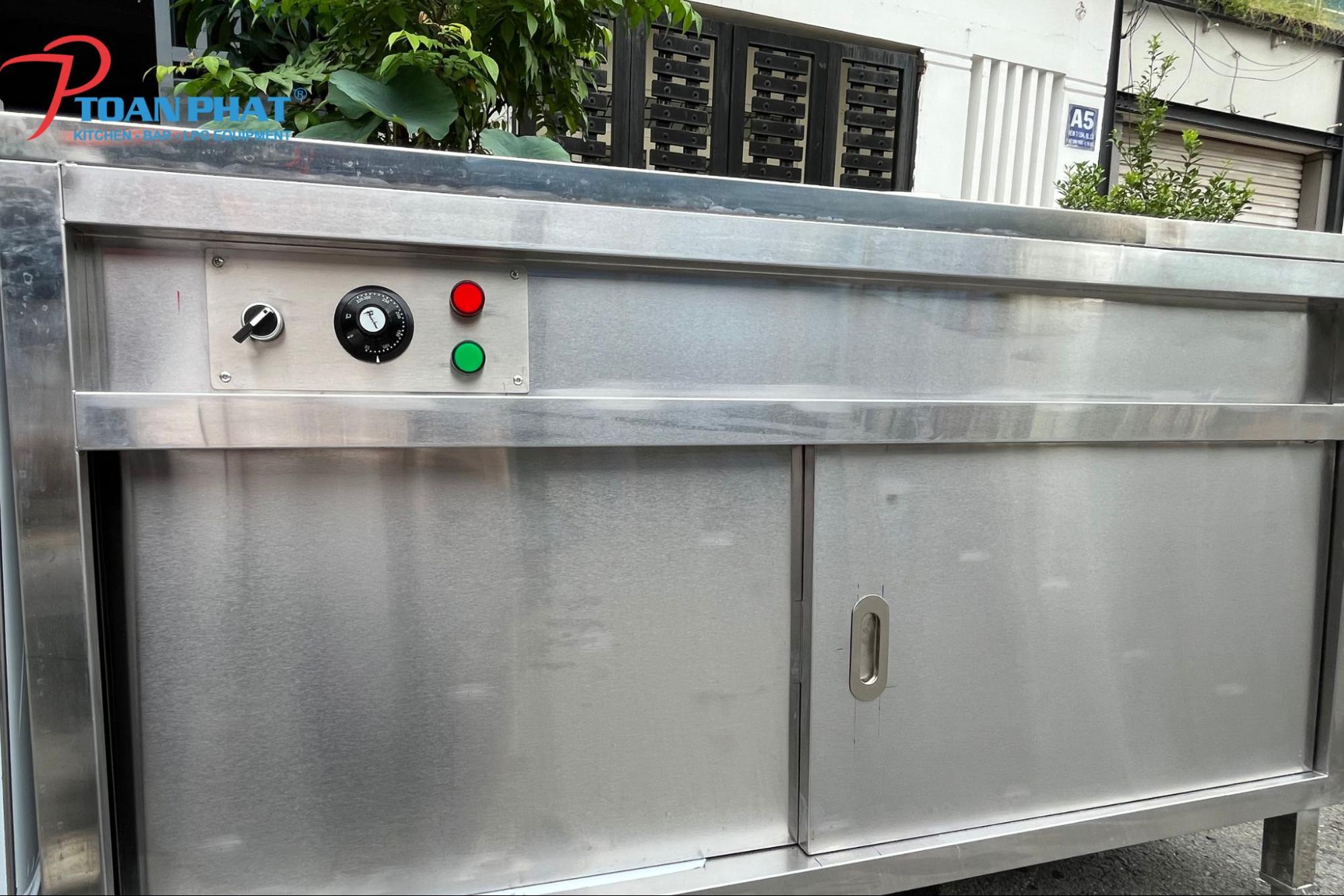 Cấu tạo của tủ hâm nóng, quầy giữ nóng thức ăn
