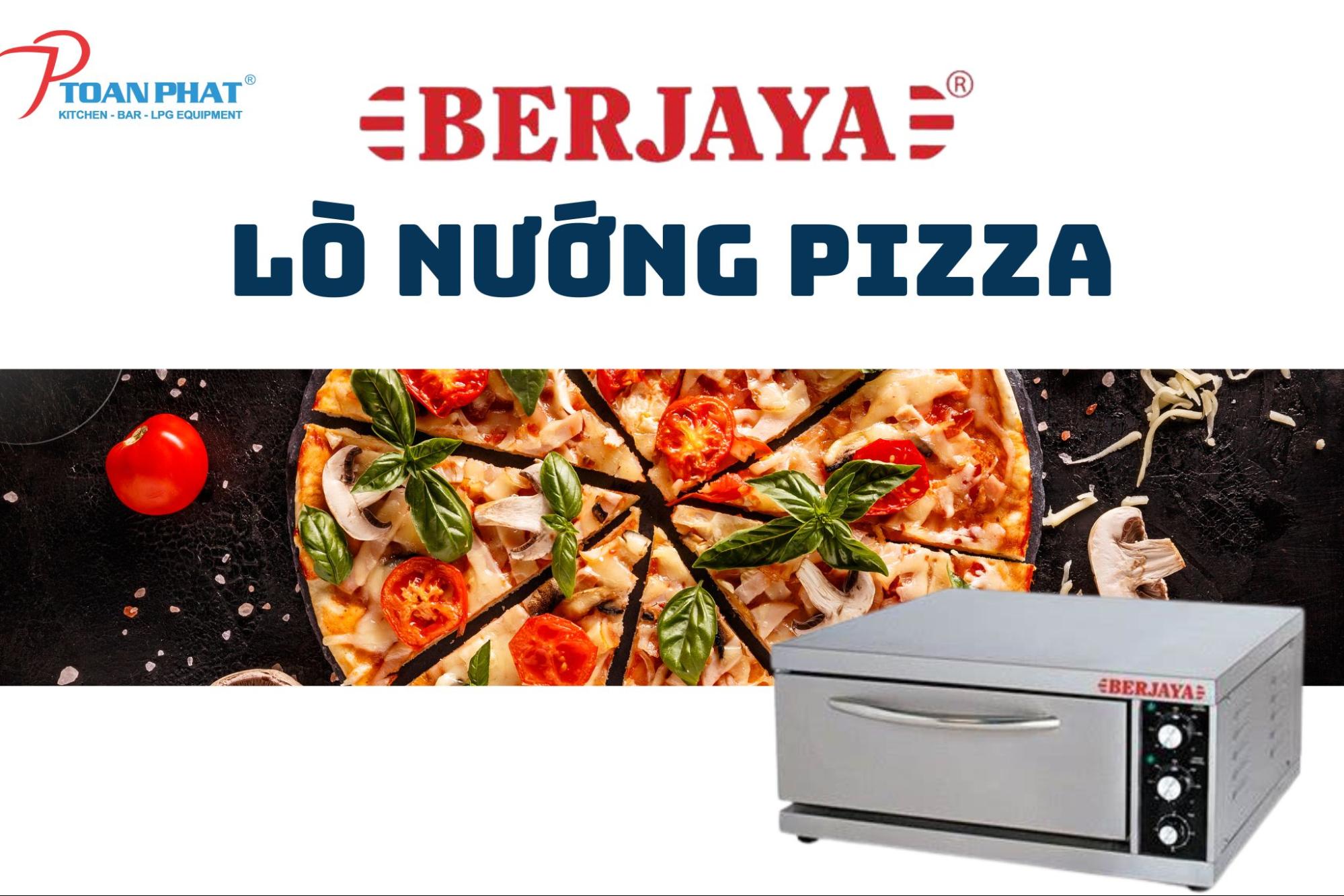 Lò nướng pizza Berjaya đảm bảo bánh pizza luôn được nướng chín đều
