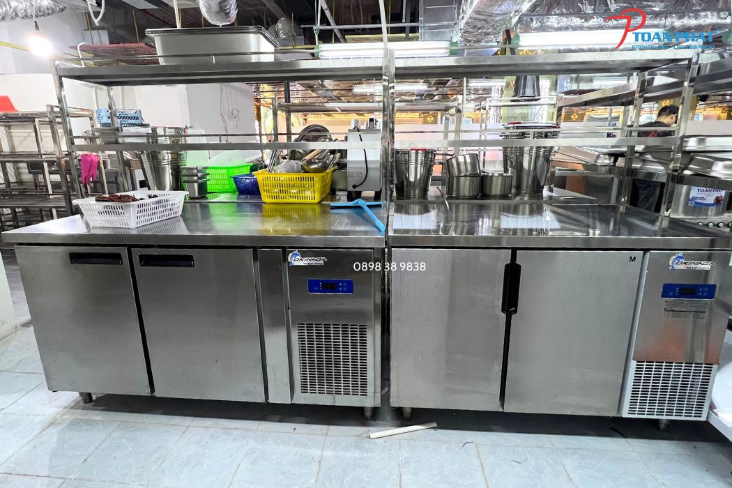 Tủ cấp đông do Toàn Phát cung cấp trong nhà hàng chay D’GEMMA