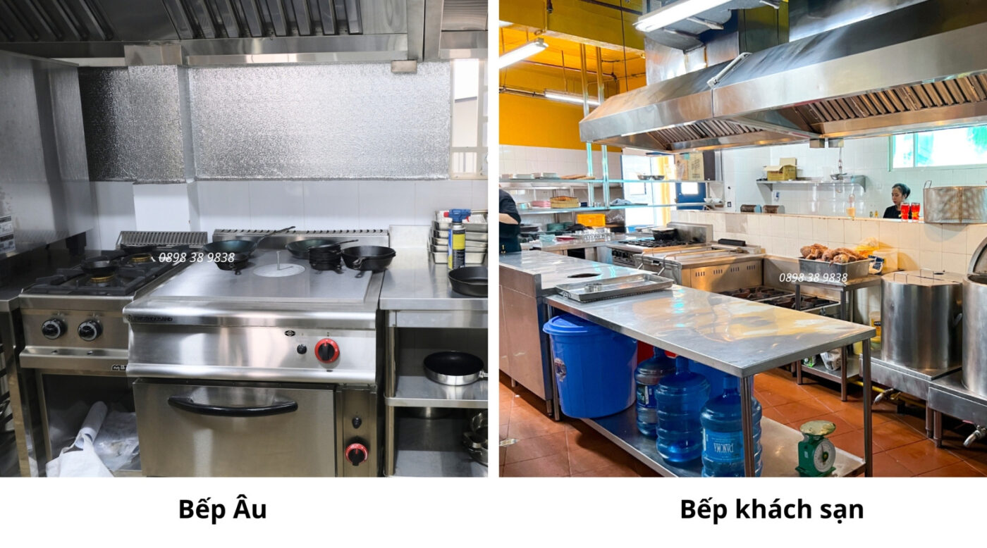 Bếp Á Công nghiệp trong Nhà hàng - Khách sạn
