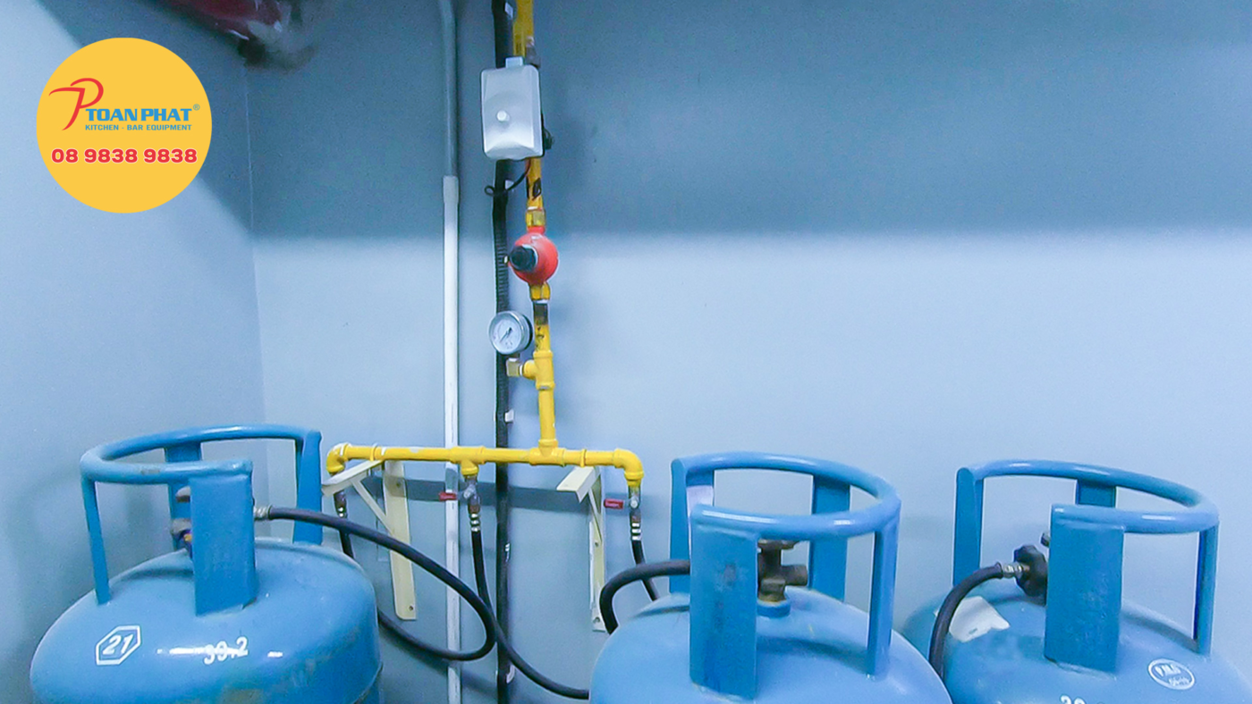 Hệ thống gas do Toàn Phát thi công