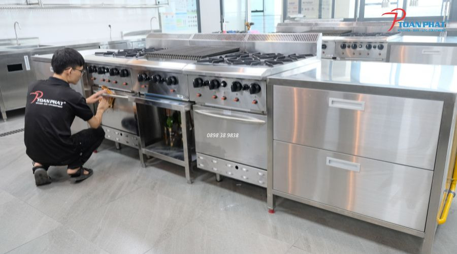 Bếp nướng công nghiệp dùng gas