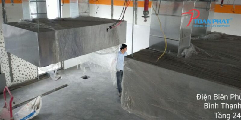 Thi công lắp đặt hệ thống hút khói