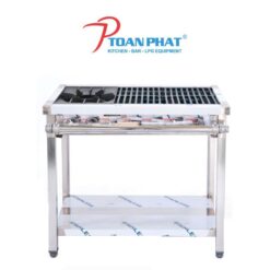 BẾP DÀN CÔNG NGHIỆP 1 HỌNG TO 6 HỌNG NHỎ