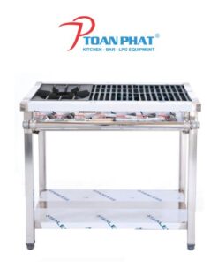 BẾP DÀN CÔNG NGHIỆP 1 HỌNG TO 6 HỌNG NHỎ