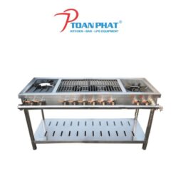 BẾP DÀN CÔNG NGHIỆP 1 HỌNG TO 7 HỌNG NHỎ