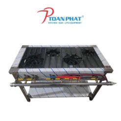 BẾP DÀN CÔNG NGHIỆP 2 HỌNG LỚN 2 HỌNG BÉ