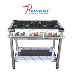 BẾP DÀN CÔNG NGHIỆP 2 HỌNG TO 1 HỌNG NHỎ