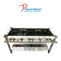 BẾP DÀN CÔNG NGHIỆP 3 HỌNG TO 2 HỌNG NHỎ