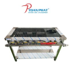 BẾP GAS CÔNG NGHIỆP 1 HỌNG LỚN 5 HỌNG NHỎ