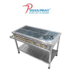 BẾP GAS CÔNG NGHIỆP 1 HỌNG LỚN 8 HỌNG NHỎ