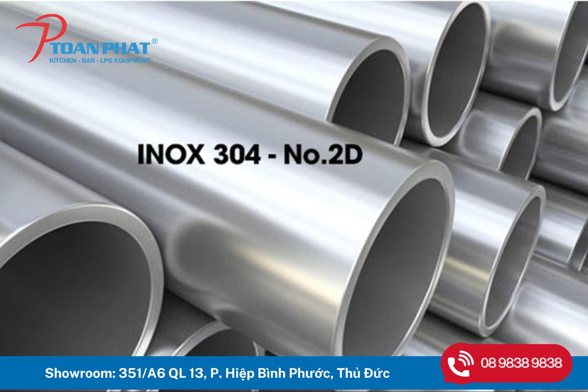INox 304: Thành phần, tính chất, ứng dụng và mọi thông tin bạn cần biết 7 Bề mặt No.2D