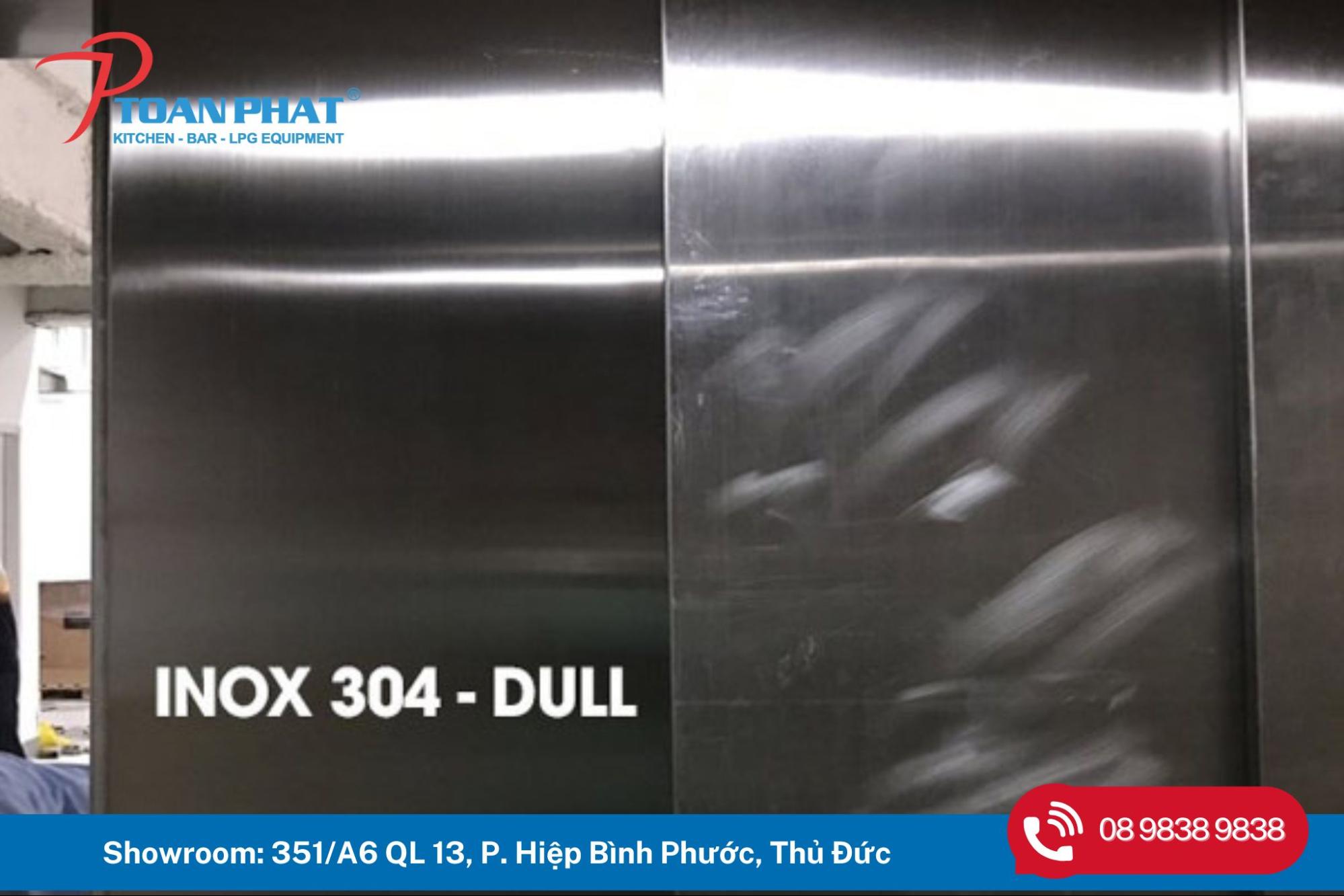 INox 304: Thành phần, tính chất, ứng dụng và mọi thông tin bạn cần biết 10 Bề mặt No.Dull