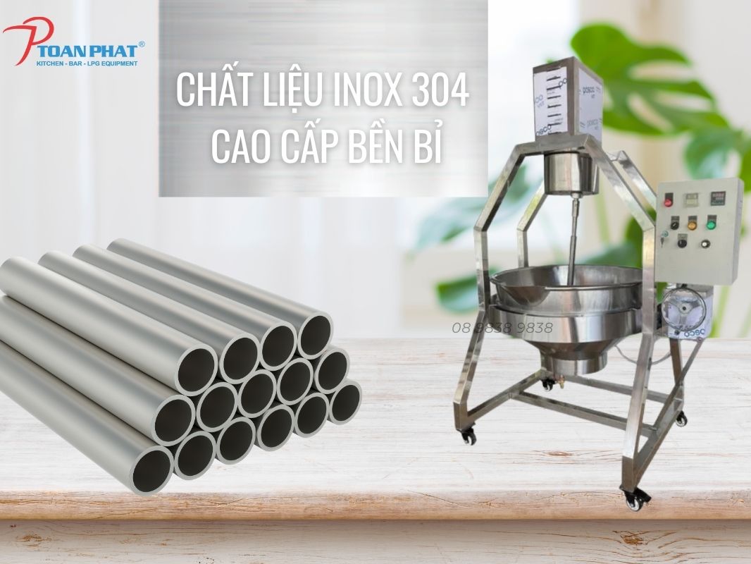 CHẢO CHIÊN TÓP MỠ CÔNG NGHIỆP 5 Chảo chiên tóp mỡ công nghiệp Toàn Phát sản xuất