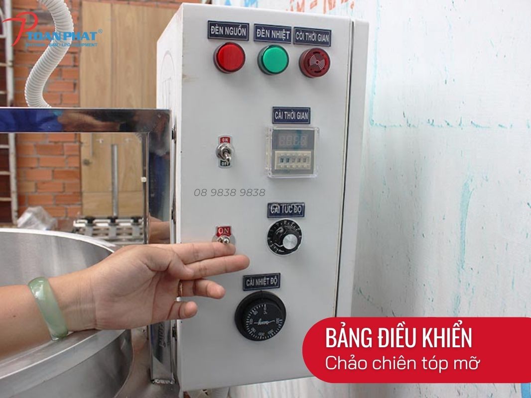 CHẢO CHIÊN TÓP MỠ CÔNG NGHIỆP 6 Chảo chiên tóp mỡ công nghiệp Toàn Phát sản xuất