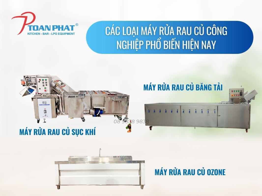 MÁY RỬA RAU CỦ CÔNG NGHIỆP 6 Các loại máy rửa rau củ công nghiệp phổ biến