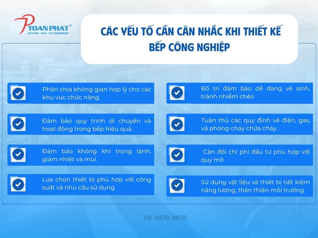Thiết kế bếp công nghiệp: Mọi thông tin quý khách cần phải biết trước khi làm 1 Cac yeu to can can nhac khi thiet ke bep cong nghiep