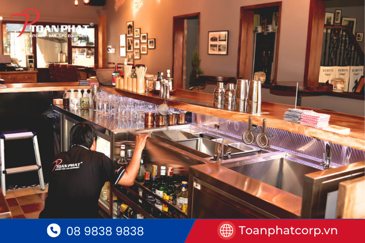 Dự án thiết kế và thi công nhà hàng và quầy bar