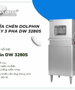 MÁY RỬA CHÉN DOLPHIN CỬA ĐẨY 3 PHA DW 3280S 5 Máy rửa chén Dolphin cửa đẩy 3 pha DW 3280S