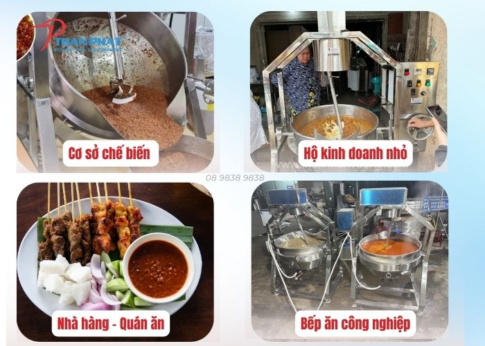 CHẢO CÁNH KHUẤY XÀO SA TẾ CHUYÊN DỤNG 6 NOI NAU CO CANH KHUAY 3 LOP CONG NGHIEP 800 LIT TOAN PHAT 6