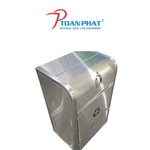 THUNG RAC 1 NGAN INOX 304 TR01304