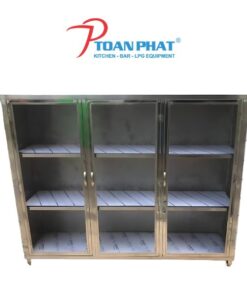 TỦ INOX 3 TẦNG-304