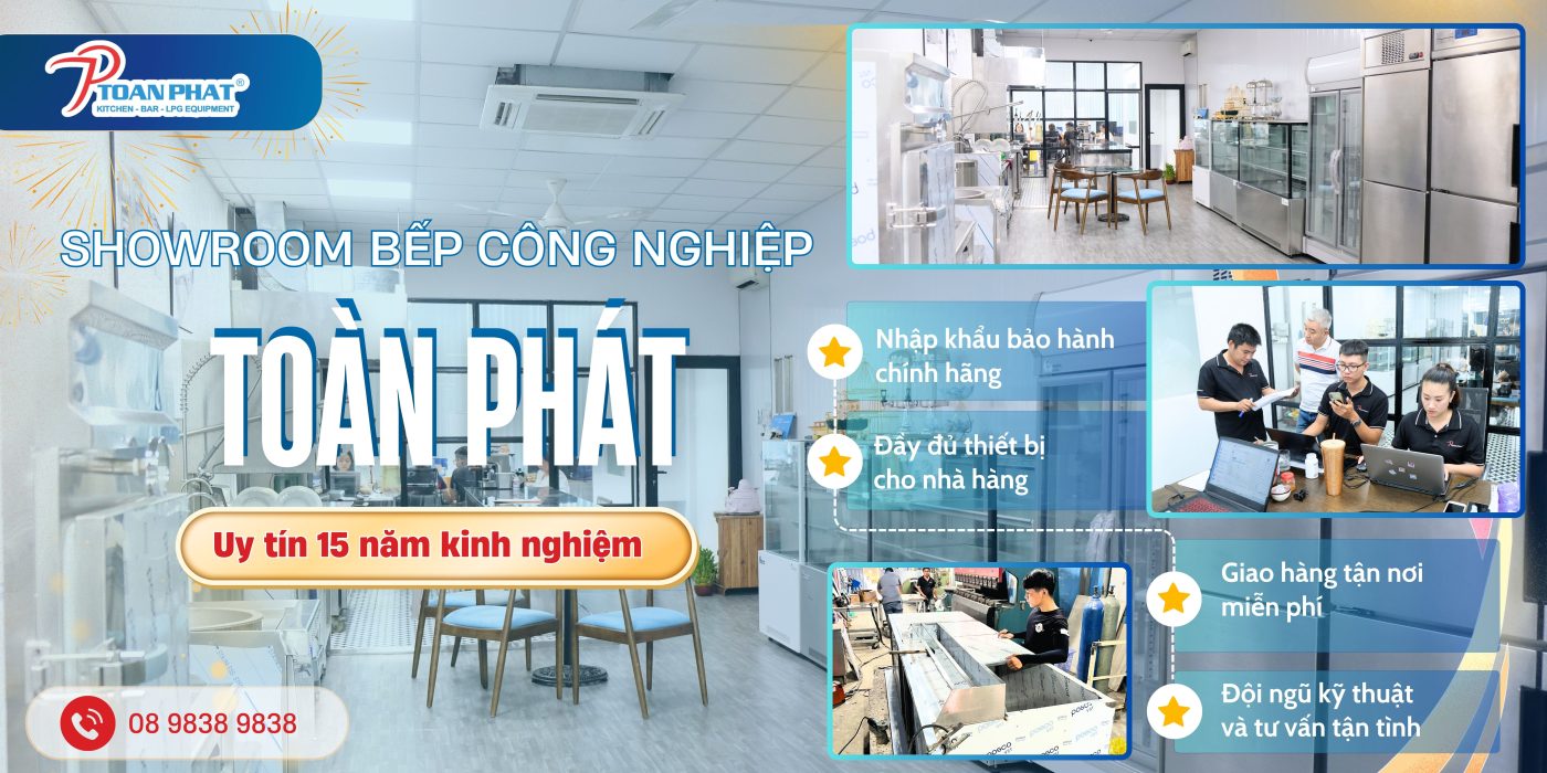 CUNG CẤP THIẾT BỊ BẾP CÔNG NGHIỆP CHO BỆNH VIỆN QUỐC TẾ THẢO ĐIỀN QUẬN 2 5 Toàn Phát – Niềm tin – Chất lượng cho từng dự án!
