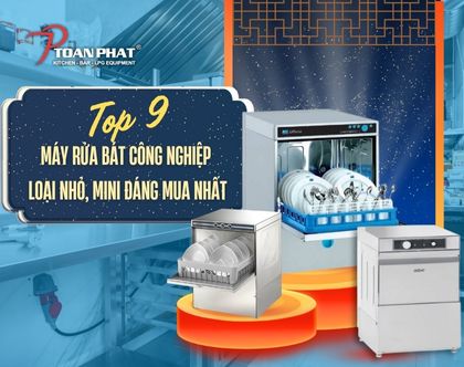 Top 9 máy rửa bát công nghiệp loại nhỏ, mini đáng mua nhất