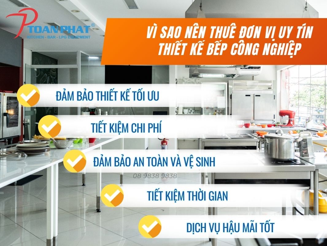 Thiết kế bếp công nghiệp: Mọi thông tin quý khách cần phải biết trước khi làm 14 Vì sao nên thuê đơn vị uy tín thiết kế bếp công nghiệp