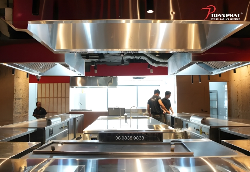 Toàn Phát thiết kế mở cho nhà hàng Teppan - vinhomes grand park
