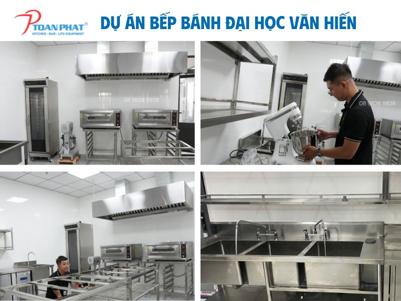 Dự án hệ thống bếp bánh Trường Đại học Văn Hiến