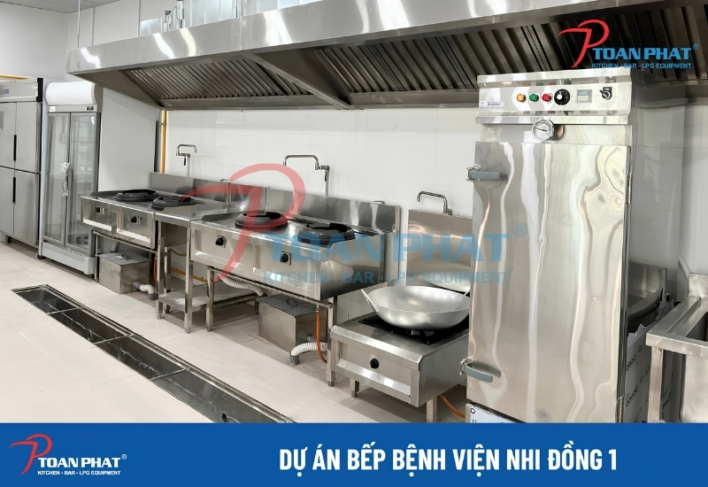 Dự án bếp bệnh viện nhi đồng 1