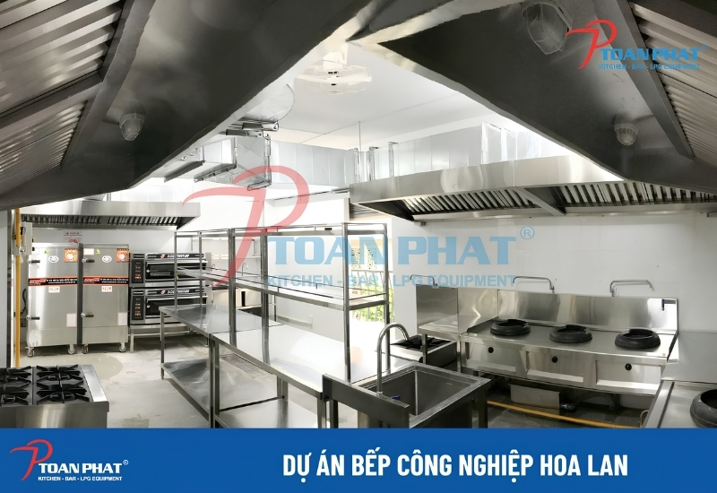 Dự án bếp công nghiệp Hoa Lan