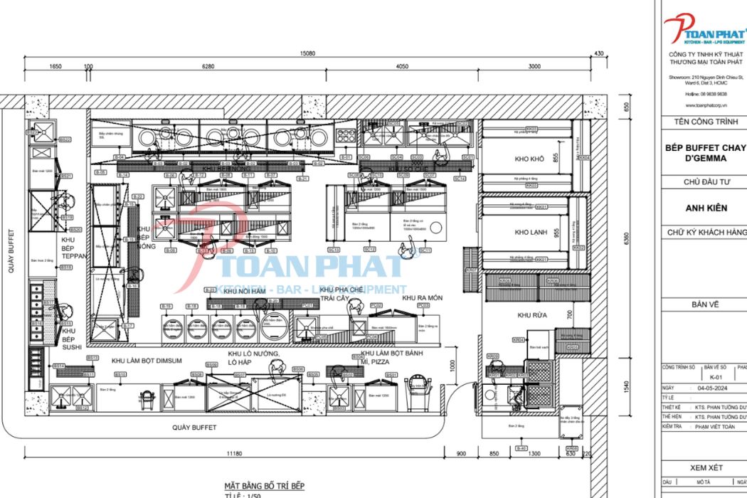 Vai trò bản vẽ thiết kế bếp nhà hàng - 5 mẫu mới phổ biến chuẩn nhất hiện nay 5 Thiết kế 2D bếp nhà hàng chay D'Gemma