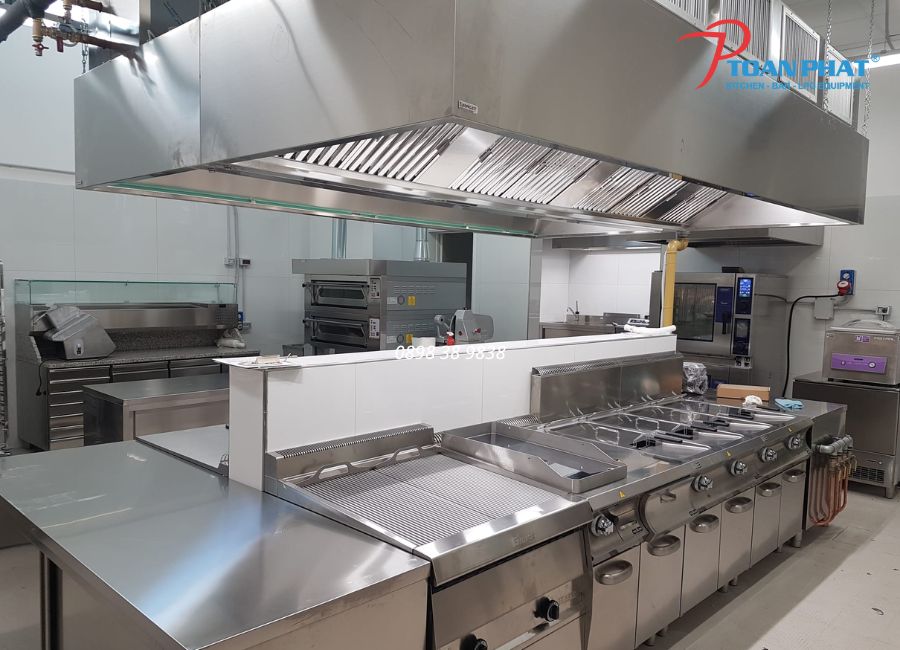 Hướng dẫn chọn Kích thước bếp công nghiệp chuẩn xác và phù hợp nhất 3 Các thiết bị bếp