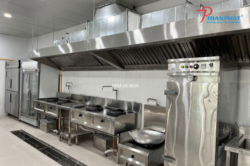 Hướng dẫn chọn Kích thước bếp công nghiệp chuẩn xác và phù hợp nhất 8 Sắp xếp thiết bị khoa học