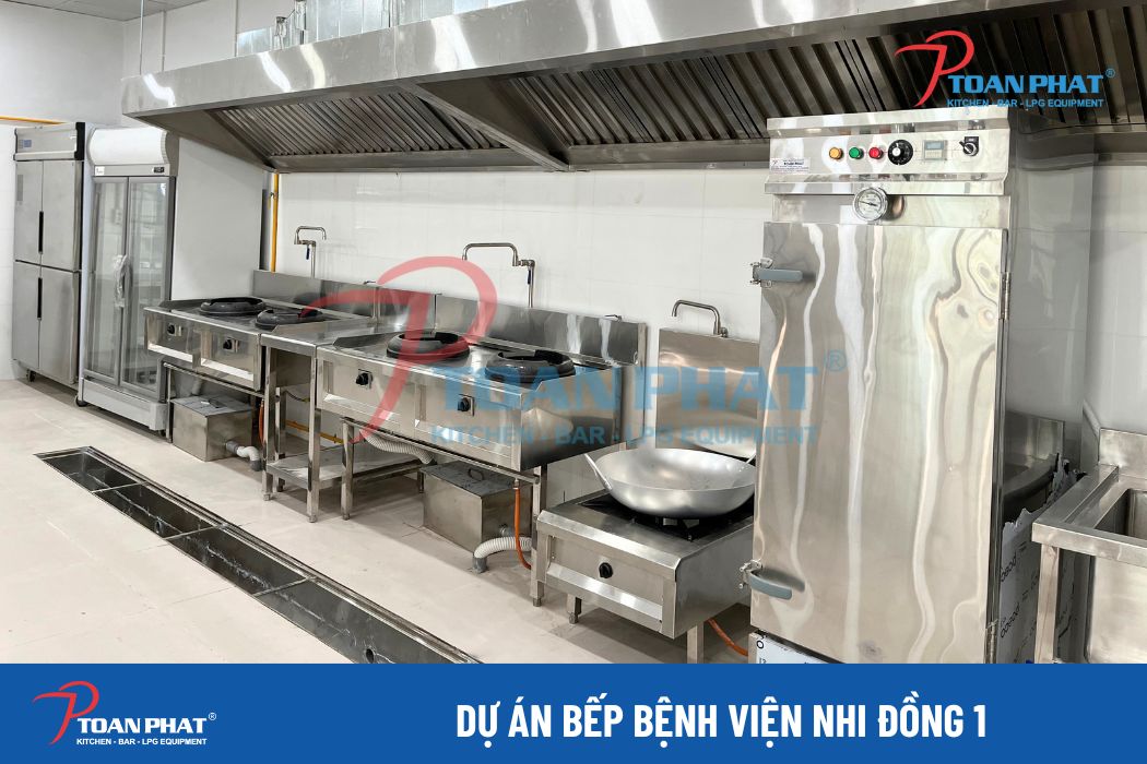Bếp ăn công nghiệp: Tất tần tật thông tin bạn cần biết 21 Dự án bếp bệnh viện nhi đồng 1