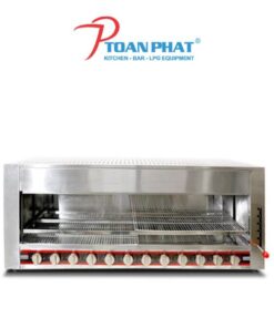 LÒ NƯỚNG 12 ĐẦU ĐỐT BẰNG GAS TOÀN PHÁT