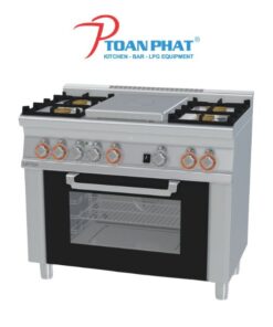 LOTUS BẾP 4 HỌNG CÓ LÒ NƯỚNG ĐIỆN ĐA NĂNG TPFM4-610GEM