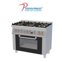 LOTUS BẾP 6 ĐẦU ĐỐT KẾT HỢP LÒ NƯỚNG CỬA KÍNH MODEL CFM6-610GEM
