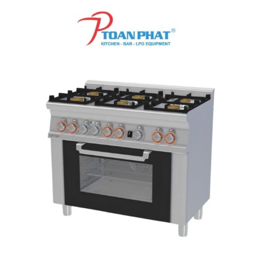 lotus bep 6 dau dot ket hop lo nuong cua kinh model cfm6 610gem