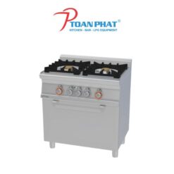 LOTUS BẾP ÂU 2 HỌNG KẾT HỢP LÒ NƯỚNG CỬA KÍNH MODEL CFM2-68GEM