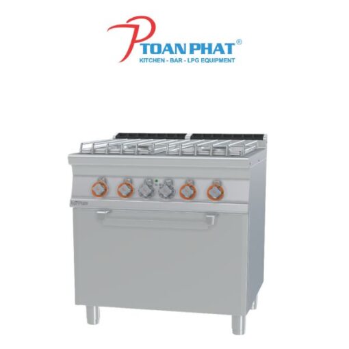 lotus bep cong nghiep 4 dau dot kem lo nuong model cf4 78gp