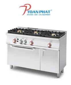 LOTUS BẾP CÔNG NGHIỆP DÙNG GAS 3 HỌNG ĐỐT CÓ LÒ NƯỚNG CF3-512GV