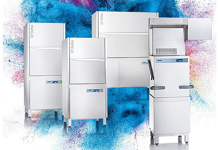 Tổng hợp các dòng máy rửa chén băng tải Winterhalter tại thị trường Việt Nam 3 Dòng máy rửa xoong nồi, khay Winterhalter UF Series