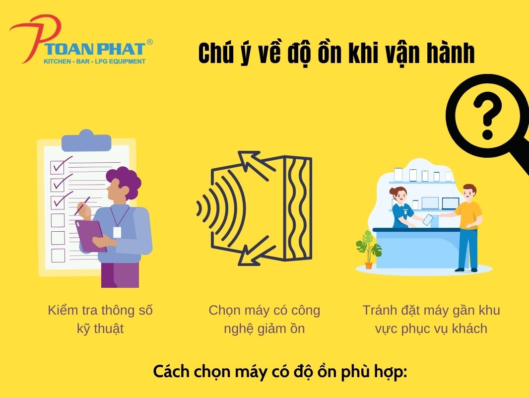 Những lưu ý khi mua máy rửa bát công nghiệp bạn cần biết 6 Chu y ve do on khi van hanh