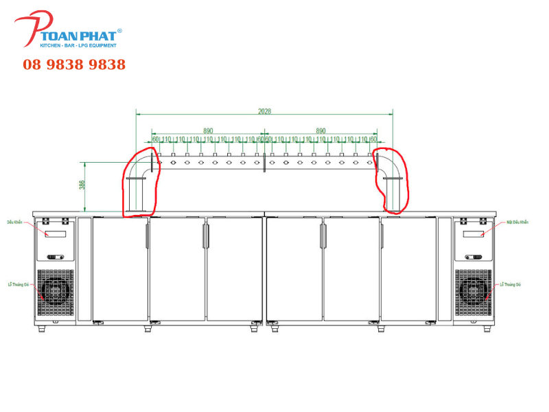 DỰ ÁN TIÊU BIỂU: TOÀN PHÁT THI CÔNG QUẦY BAR KHÁCH SẠN QUẬN 1 2 Bản vẽ quầy Bar